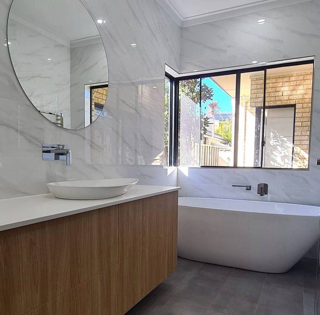 Completed bathroom renovation by INNA GROUP, Sydney