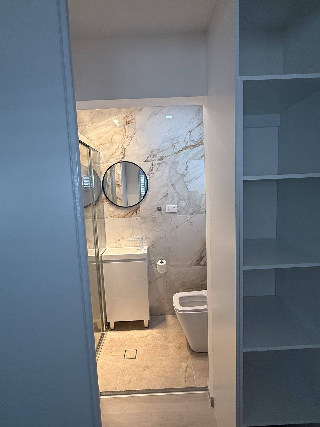 Completed bathroom renovation by INNA GROUP, Sydney