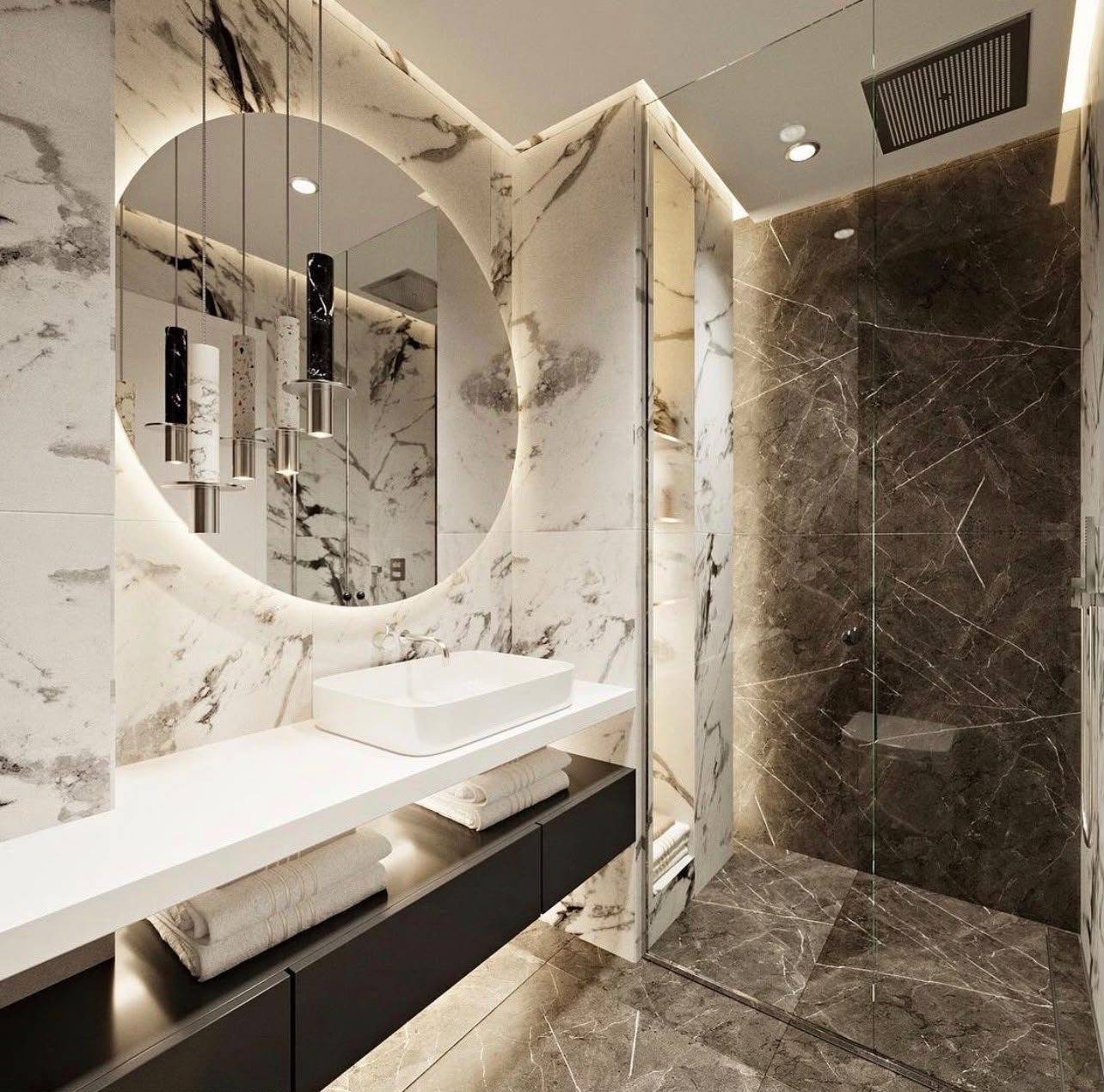 Completed bathroom renovation by INNA GROUP, Sydney